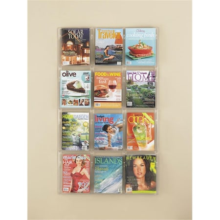 Work-Of-Art 12 Magazine Reveal Display in Clear WO124638
